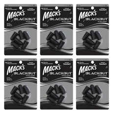 MACK'S Blackout睡眠耳塞, 6件