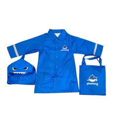 pinkfong 碰碰狐 可愛臉龐 鯊魚爸爸 兒童雨衣 IRPFR10002