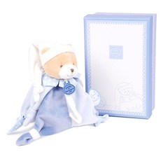 DoudouEtCompagnie 法國感性依戀娃娃 Petit Chew Bear DC2714, 藍色