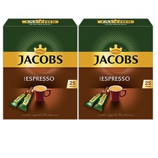 Jocbs 濃縮咖啡混合, 1.8g, 25條, 2盒