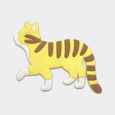 TP 홈인테리어 산책하는 고양이 자석, W4