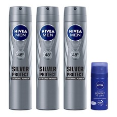 니베아 데오드란트 스프레이 맨 실버프로텍트 200ml x 3p + 프로텍트 스프레이 35ml, 1개