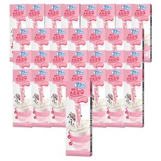 동원에프앤비 밀크 앤 퍼니스트로우 딸기맛 10p, 3.5g, 300개