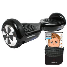이풀리토 전동 투휠 호버보드 E-GEAR 101 + NOM 멀티스포츠마스크 랜덤 발송, 블랙커버