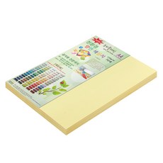 종이문화 양면색상지 뉴씨플레인 No10 미색 120p, A4, 120개입