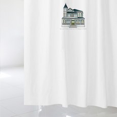 Design Soopul 浴簾 Sweet House 02 S 1520 x 1880 mm + 塑膠掛鉤, 1套
