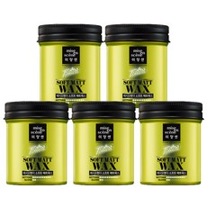 미쟝센 텍스쳐 섹시오펜더 소프트 매트 왁스, 100g, 5개