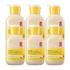일리윤 프레쉬 모이스춰 바디로션 플로럴 시트러스향, 350ml, 6개
