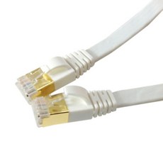 LAN Star CAT.7 FTP DIRECT鍍金光纖電纜 15m, 白色, 1個