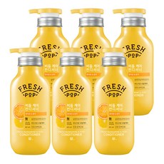 프레시팝 만다린유자 비듬 컨디셔너, 500ml, 6개입