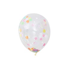 派對5彩亮片氣球 30cm, 彩虹, 50入