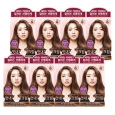 려 우아채 멋내기새치 염색제 120g, 밝은갈색6N, 8개