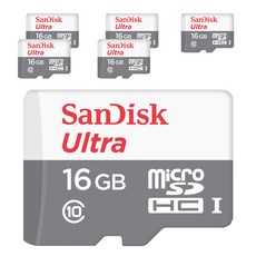 샌디스크 울트라 마이크로SD메모리 6p SDSQUNS-016G, 16GB