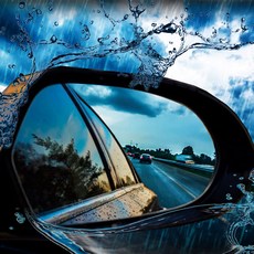 EAGLE EYE 後視鏡防潑水鍍膜貼膜 + 刮板 + 擦拭布 + 貼紙, 1套, 148號 Grandeur IG 一體式