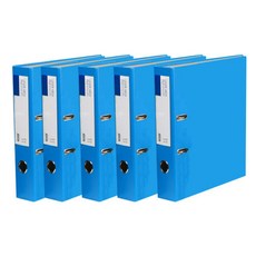 希望文件 素面拱形文件夾, 5個, 藍色