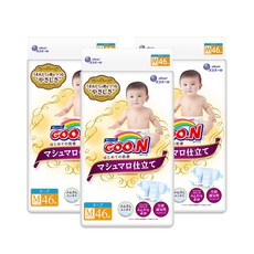 군 프리미엄 2017년 마시멜로 밴드형 기저귀 남녀공용, 중형(M), 138매