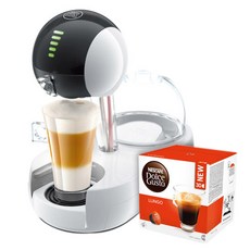 돌체구스토 커피머신 스텔리아 화이트 + 룽고 매그넘팩 30p