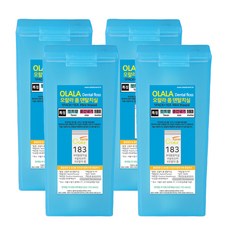 OLaLa Foam 大容量牙線 183m, 1入, 4入