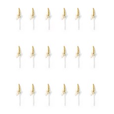 Tok Tok派對 模型 派對旗幟 緞帶雨傘插牌, 混合顏色, 6入