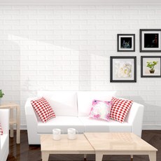 수지매트 인테리어 폼블럭 20m, 화이트, 1개