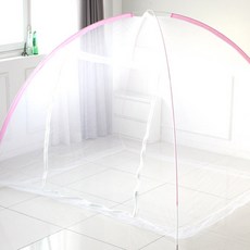 원터치 모기장, 핑크