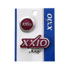 XXIO 格紋印花高爾夫球標 帽夾式 + 磁吸式組 12159mg, 粉色, 1組
