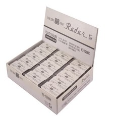 Radar SEED進口橡皮擦 KS-100BK 30入, 黑色的, 1個