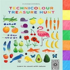 Technicolour Treasure Hunt : Learn to Count with Nature, Wide Eyed Editions