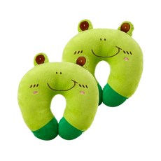 목쿠션 2p, 그린개구리