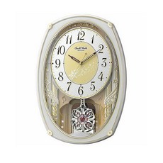 RHYTHM 造型掛鐘 4MN542RH03, 混色