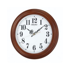 東海Time 木質紋理邊框掛鐘 KX228B, 混色