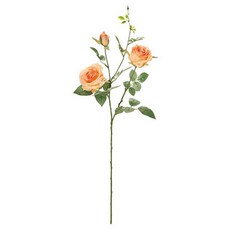 東京堂 人造花 玫瑰 FM005057, 橘色, 1個