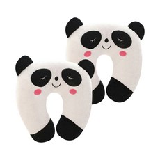 動物造型頸枕 2入, 熊貓
