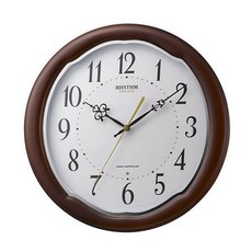 東海時間 棕色波浪壁鐘 8MY513SR06, 混合色