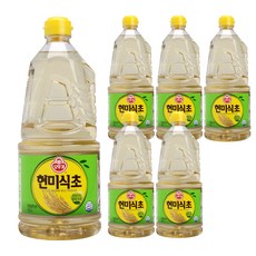 오뚜기 현미식초, 1.5L, 6개