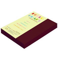 New C-Plain 紙文化 雙面色紙 No.25 紅棕色, 200枚入