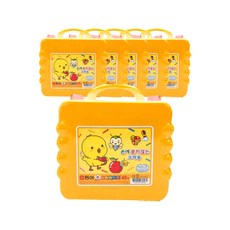 동아 손에 묻지않는 노랑병아리 크레용 6p, 48색