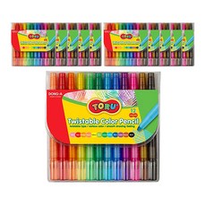 TORU Dong-A Twistable Sharp 彩色鉛筆 11p, 12 種顏色