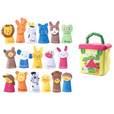 매직캐슬 동물 인형 극장 노란가방, 17종, 1개