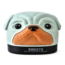 J.Owl 鬥牛犬捲筒衛生紙盒 薄荷綠, 1個