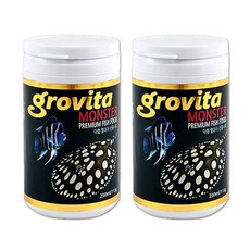그로비타 몬스터 대형어 사료, 250ml, 2개