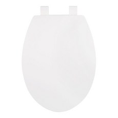 Shavas 泥漿無聲硬型馬桶蓋 O 型, 白色的, 1個
