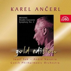 JOHANNES BRAHMS - SYMPHONY NO.2 DOUBLE CONCERTO / KAREL ANCERL 체코수입반, 1CD