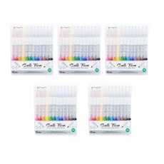 TOYOArt Seoheung Art 週六書法雙筆套組 12 色, 混色, 5套