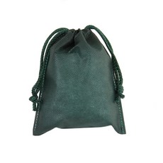 봄91 끈조리개 부직포백 15 x 18 cm, 그린, 30개입