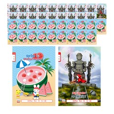 YOUNG ART 男女通用 10格書寫練習簿 24頁, 隨機出貨, 40入