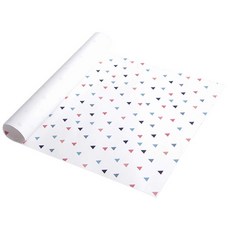 Bom91 白色三角圖案包裝紙, 混合顏色, 30入