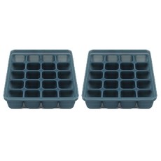 베이비앤아이 tgm 아이스몰드 실리콘 이유식 멀티큐브 2p, 네이비, 2개