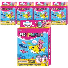 종이나라 핑크퐁 글라스아트데코, 혼합 색상, 5개입