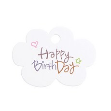 봄91 데코택 포인트택 구름, 혼합 색상, 150개입